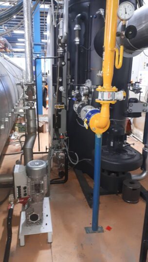 Instalace vyvíječe páry CERTUSS řada Universal TC